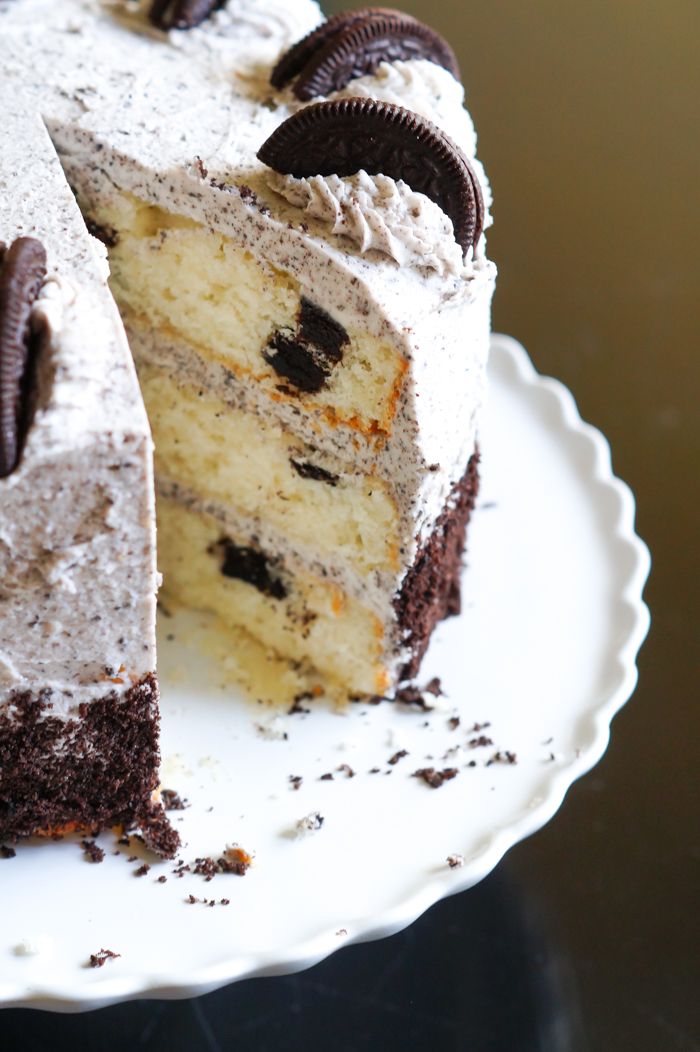 Cookies and Cream Cake Bake at 350°